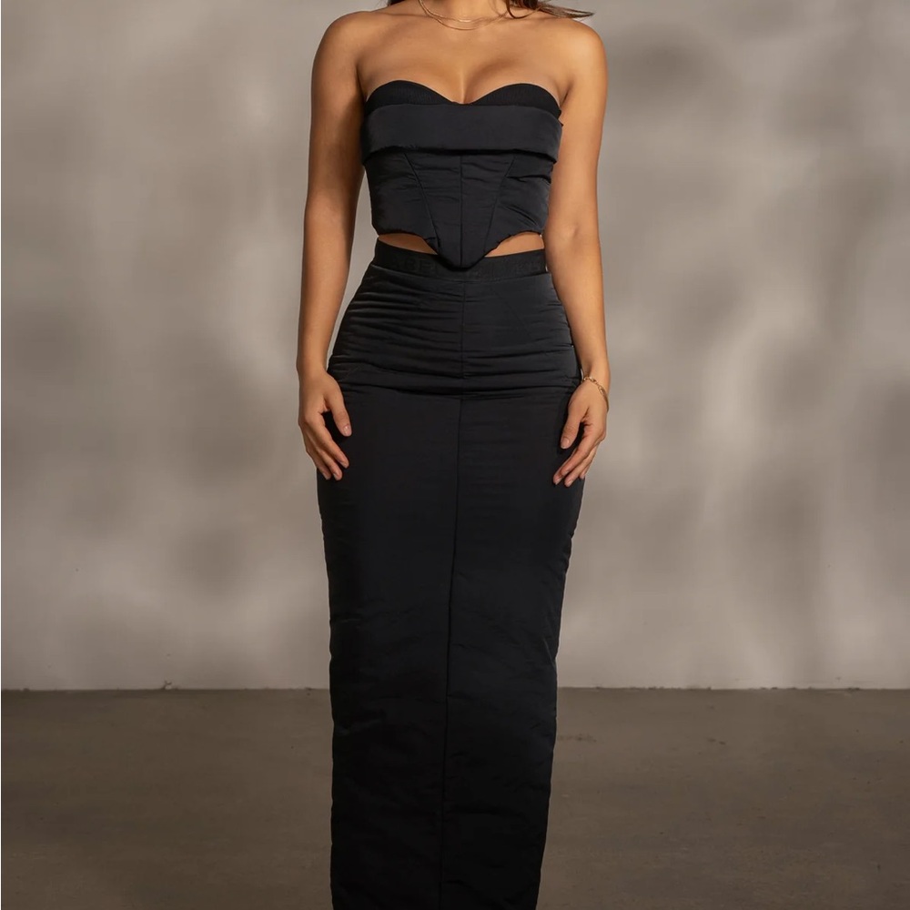 JLUXLABEL Black Addyson Skirt Set